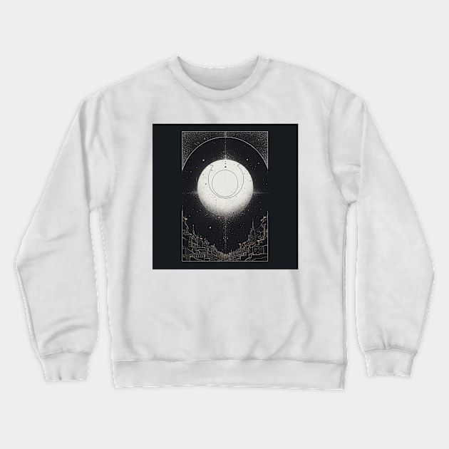 Night City Crewneck Sweatshirt by Sheptylevskyi